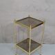 Hollywood Regency Italian brass etagere, 1970s