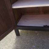 Parisian buffet painted in black from the 50s