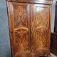 Louis Philippe period Burgundy armoire in walnut and burl wood circa 1830
