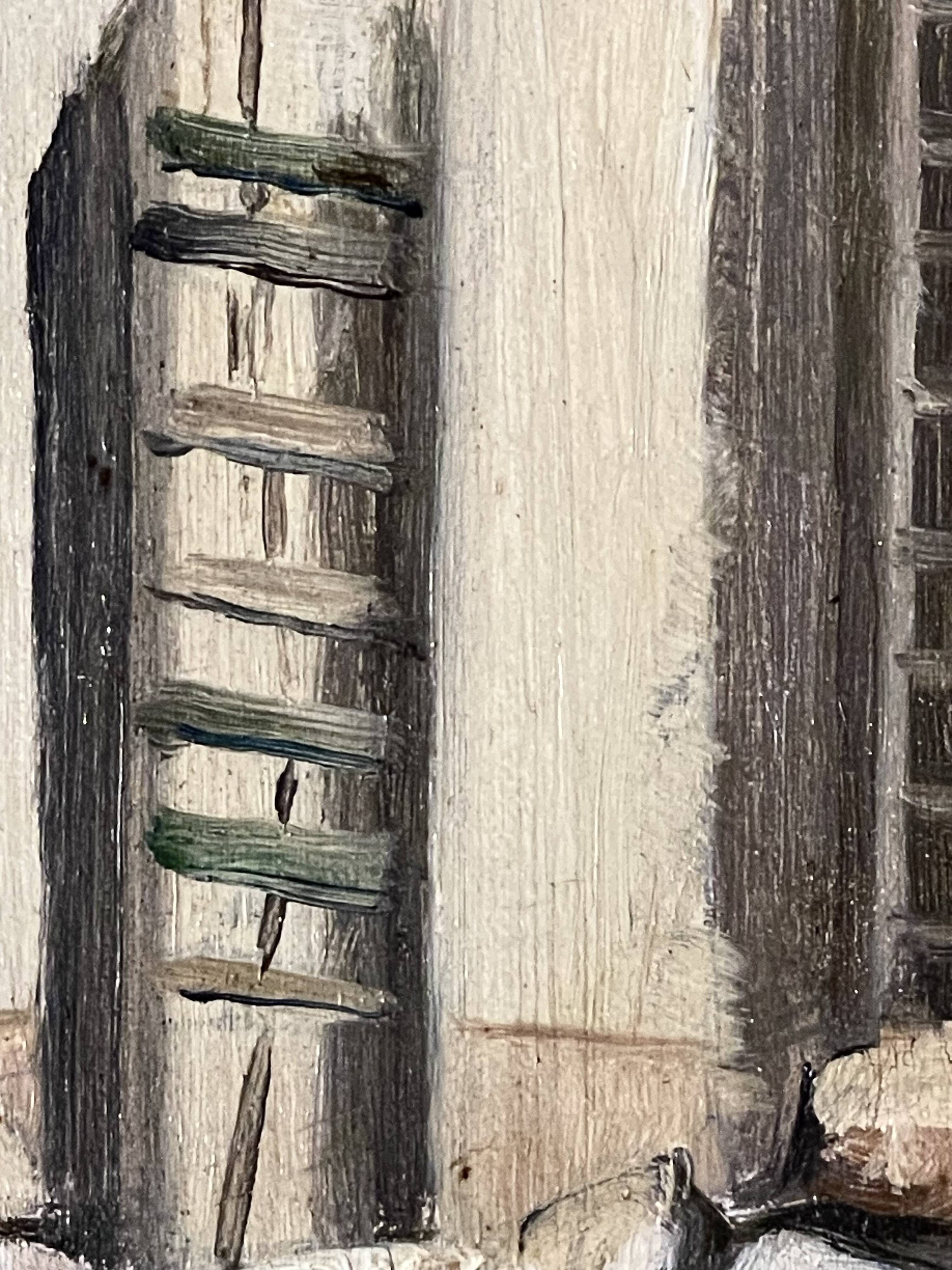 "The schoolboy at the fountain" old painting