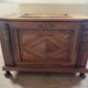Carved wooden chest