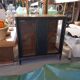Patina wooden showcase