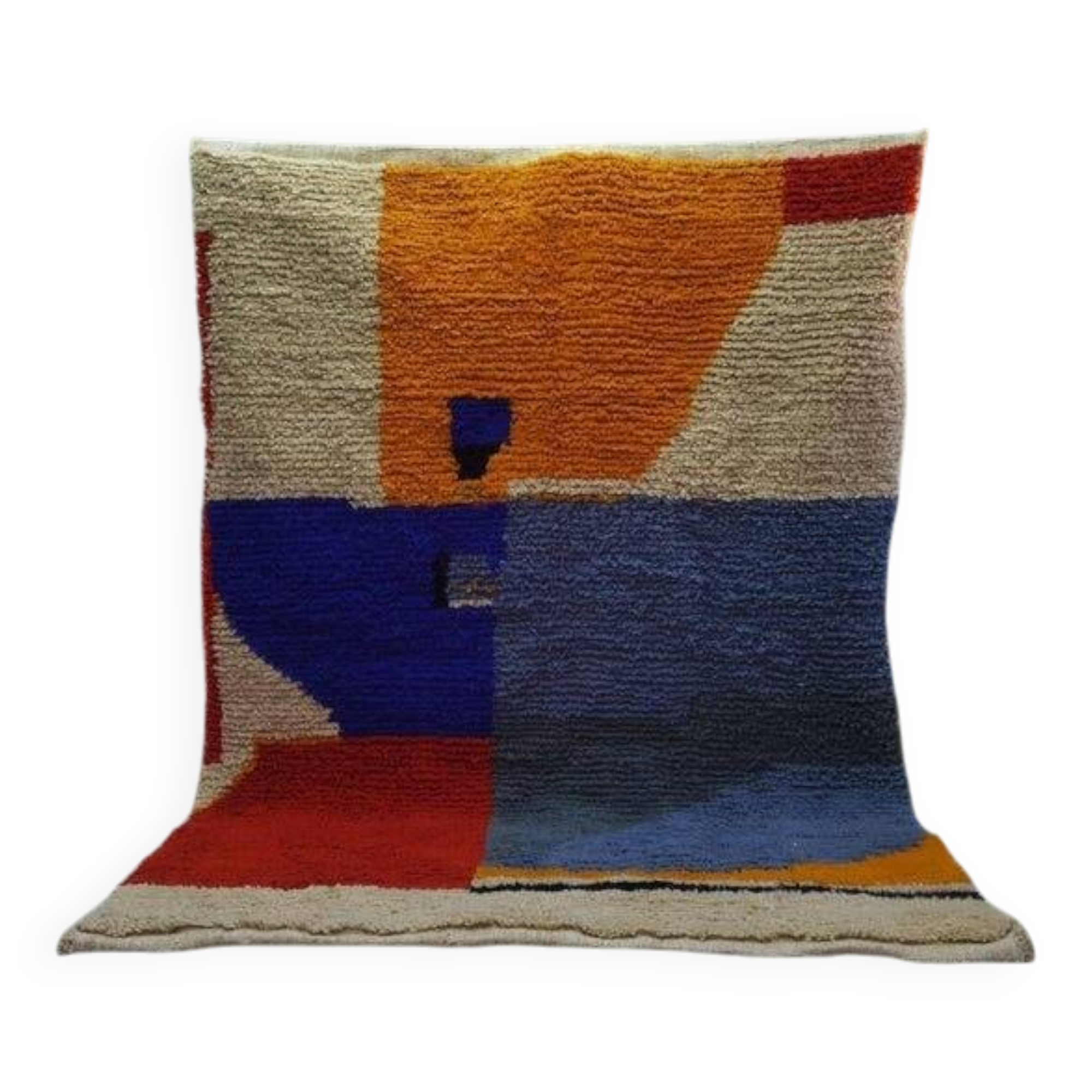 Tapis en laine pure fait main traditionnelle taille 150 x 250 cm