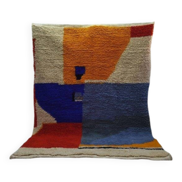 Tapis en laine pure fait main traditionnelle taille 150 x 250 cm
