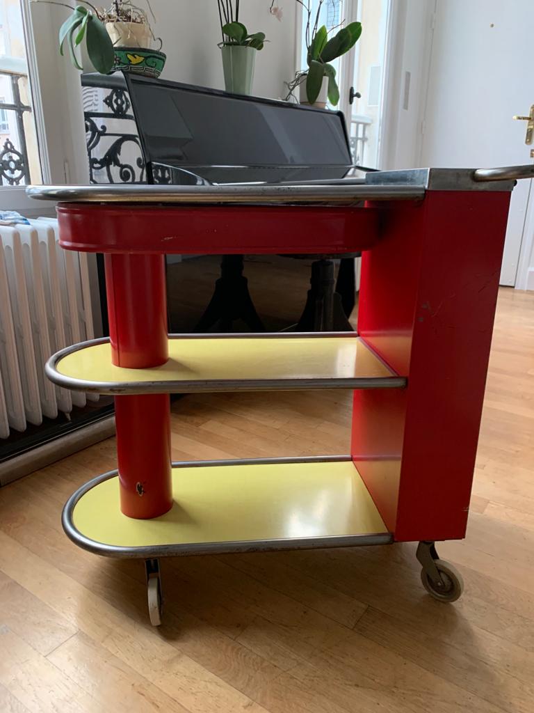 Three-tray rolling table, VANO Roubaix productions