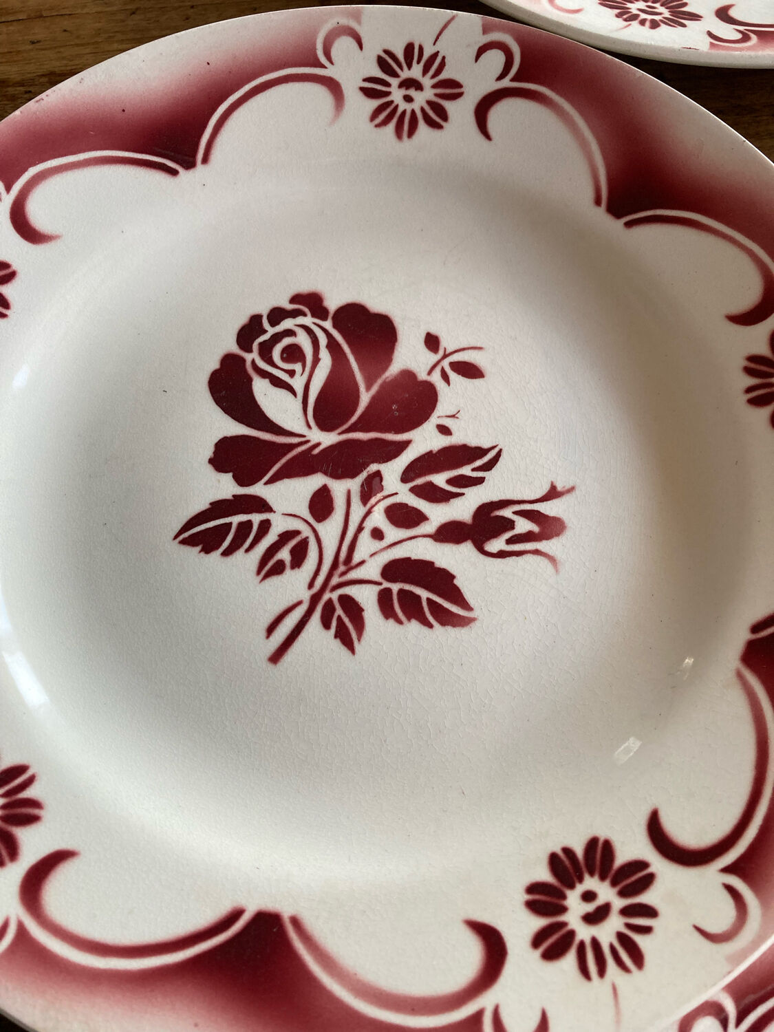 Pink plates iron earth amandinoise