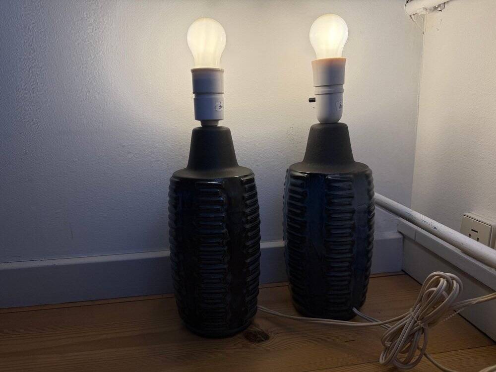 Table lamps attributed to Einar Johansen for Søholm, 1960s, set of 2