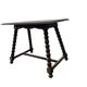 Table d'appoint vintage en bois bobbin / table basse / table à café