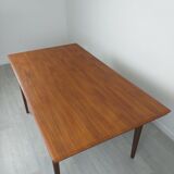 Scandinavian dining table design 60s vintage teak