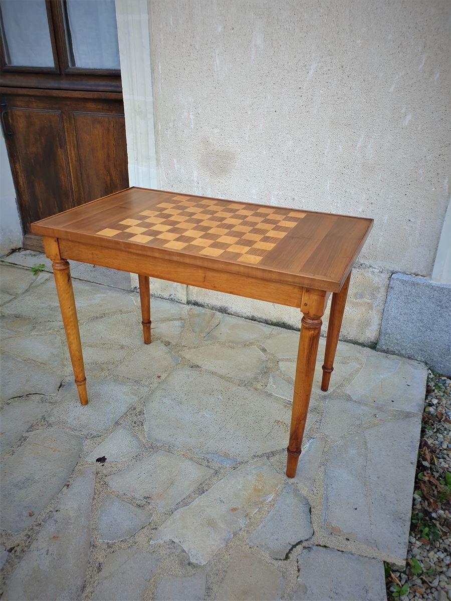 Table à jeux ancienne