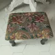 Small vintage tapestry footstool.