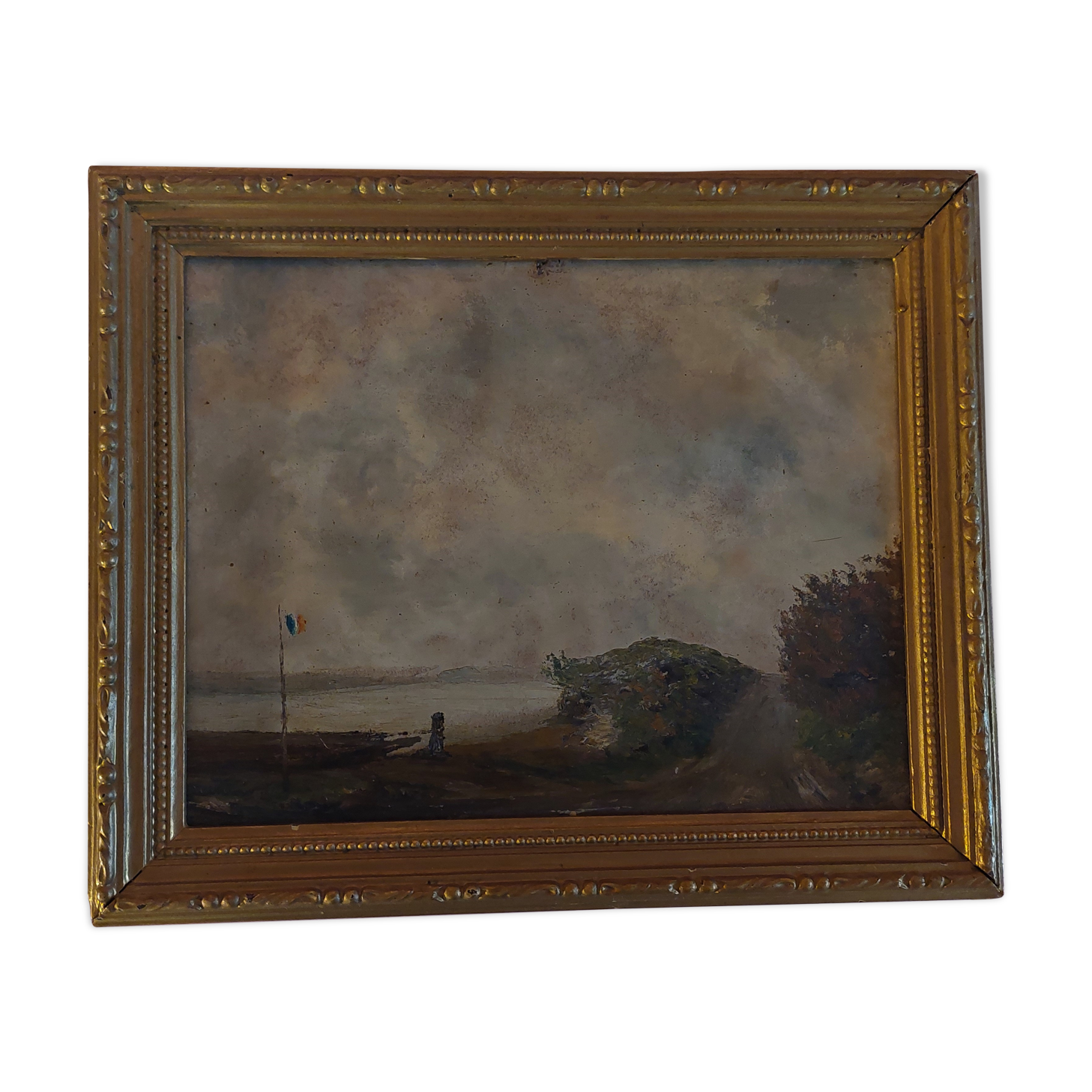 Oil painting on marine panel