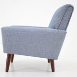 1960s Danish Teak Armchair -Newly upholstered