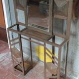 Art deco coat rack, wrought iron coat rack, cloakroom