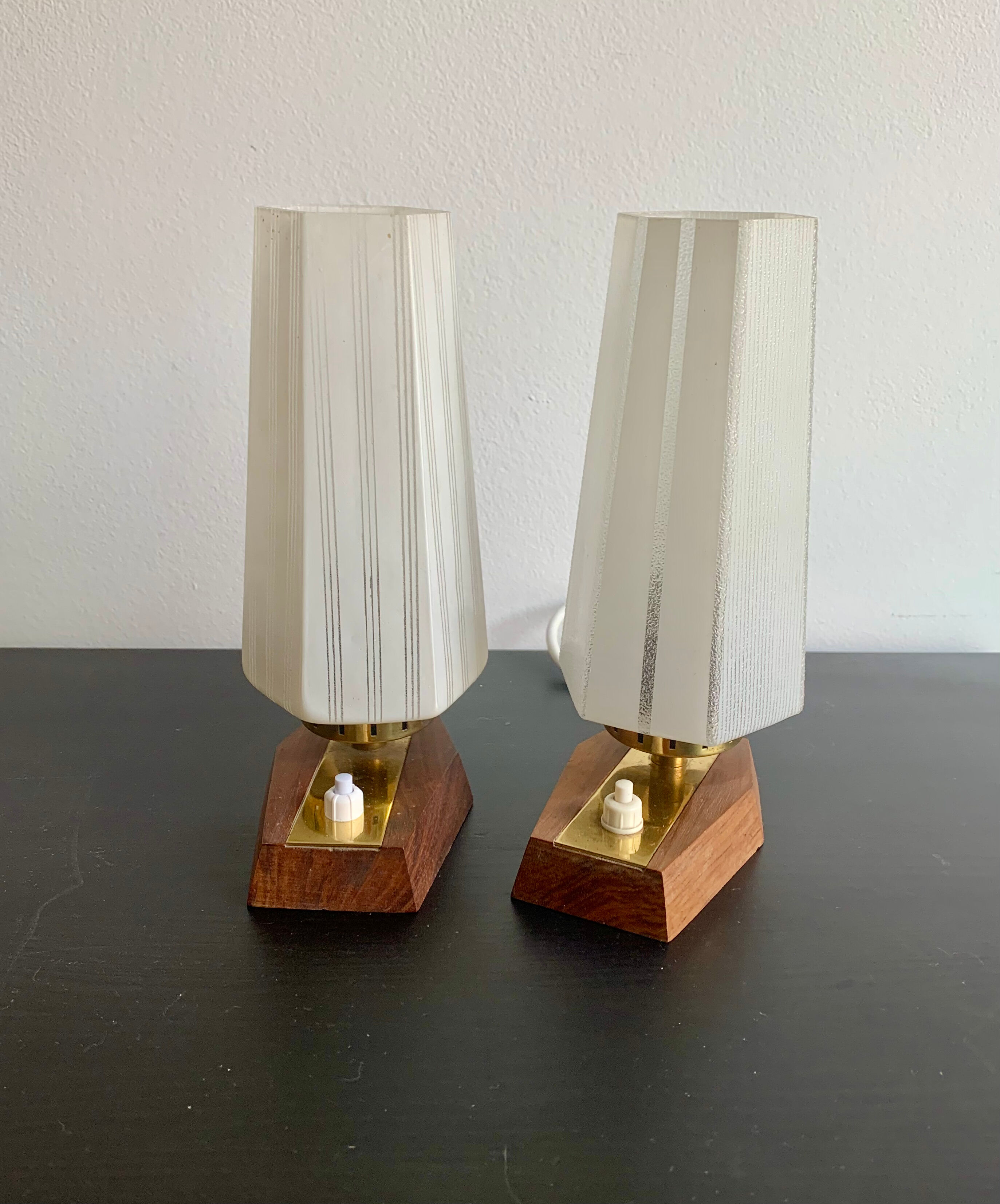 Pair of bedside lamps, Germany, 1960s