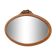 Miroir glace vintage style Louis XVI 1900 90x66cm