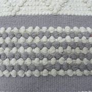Handmade artisanal rug in Wool – Modern and natural design in Beige Ecru