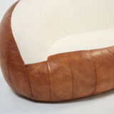 Rare set of sofas croissant 1970