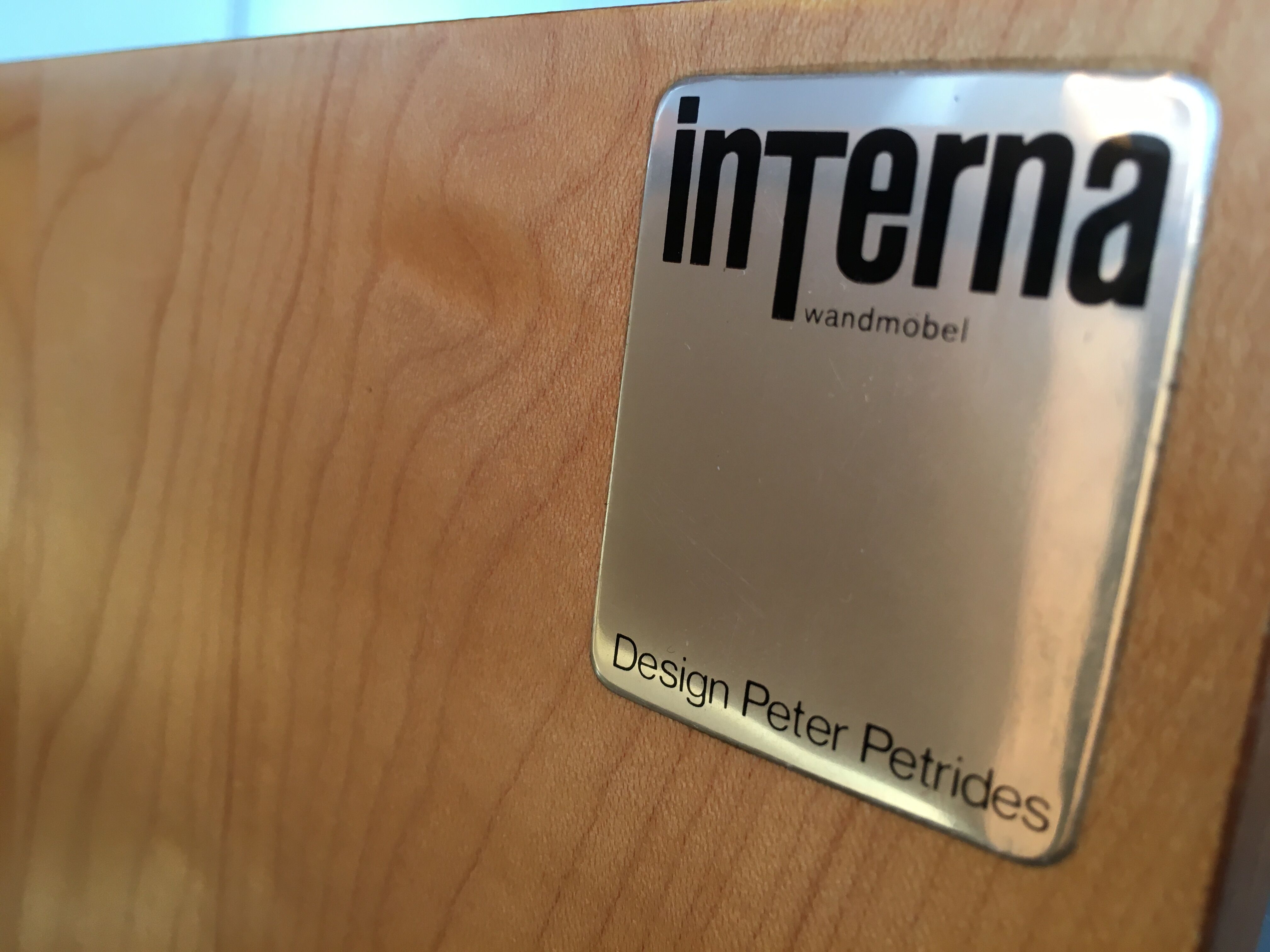 Bibliothèque modulable  Peter Petrides Interna Wandmöbel Années 70