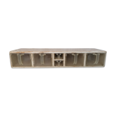 Storage with drawers to lay or fix "Plexibronze"