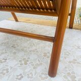 Foldable Bamboo Magazine Rack