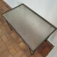 Metal and glass console