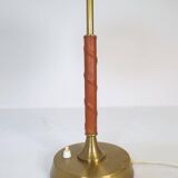 Mid-Century Modern brass and metal table lamp Ewå, Sweden, 1950s