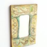 Decorative plaster mirror from the 70s