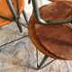Lot de 7 tabourets tripodes vintage style industriel 1960-80’s