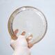 Empty vintage glass pocket blown by the glassworks of Biot