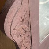 Art Deco dressing table in oak with an antique rose patina, timeless charm