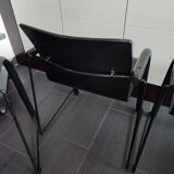Thonet S320 black chairs