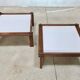Brutalist Farmer Side Tables  by Gerd Lange for Bofinger, Germany 1960s