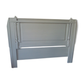 Old headboard 160 pearl gray patina