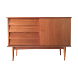 Row in vintage teak