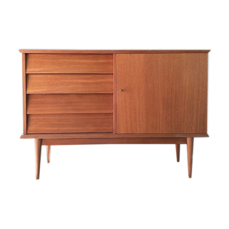 Row in vintage teak
