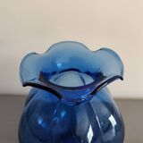 Cobalt blue glass vase