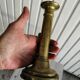 Brass candlestick with pusher