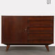 Vintage chest of drawers in stained oak model U-458 by Jiri Jiroutek, 1960