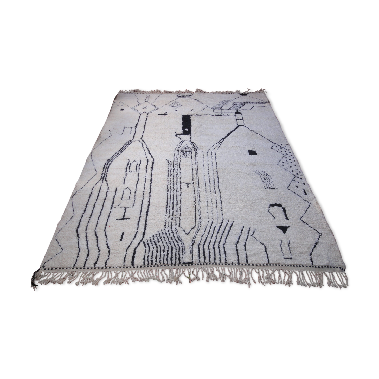 Carpet beni ourain 400 x 316 cm