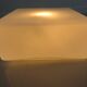 Square ceiling in 1960s white opaline