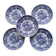 5 assiettes plates Lunéville Tradition spécial grand feu