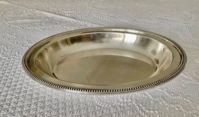 Dish Christofle vegetable silver metal