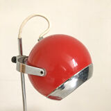Red vintage eyeball lamp 60