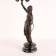 Antique bronze candelabrum Europe 20th Century