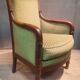 Empire period bergère in mahogany
