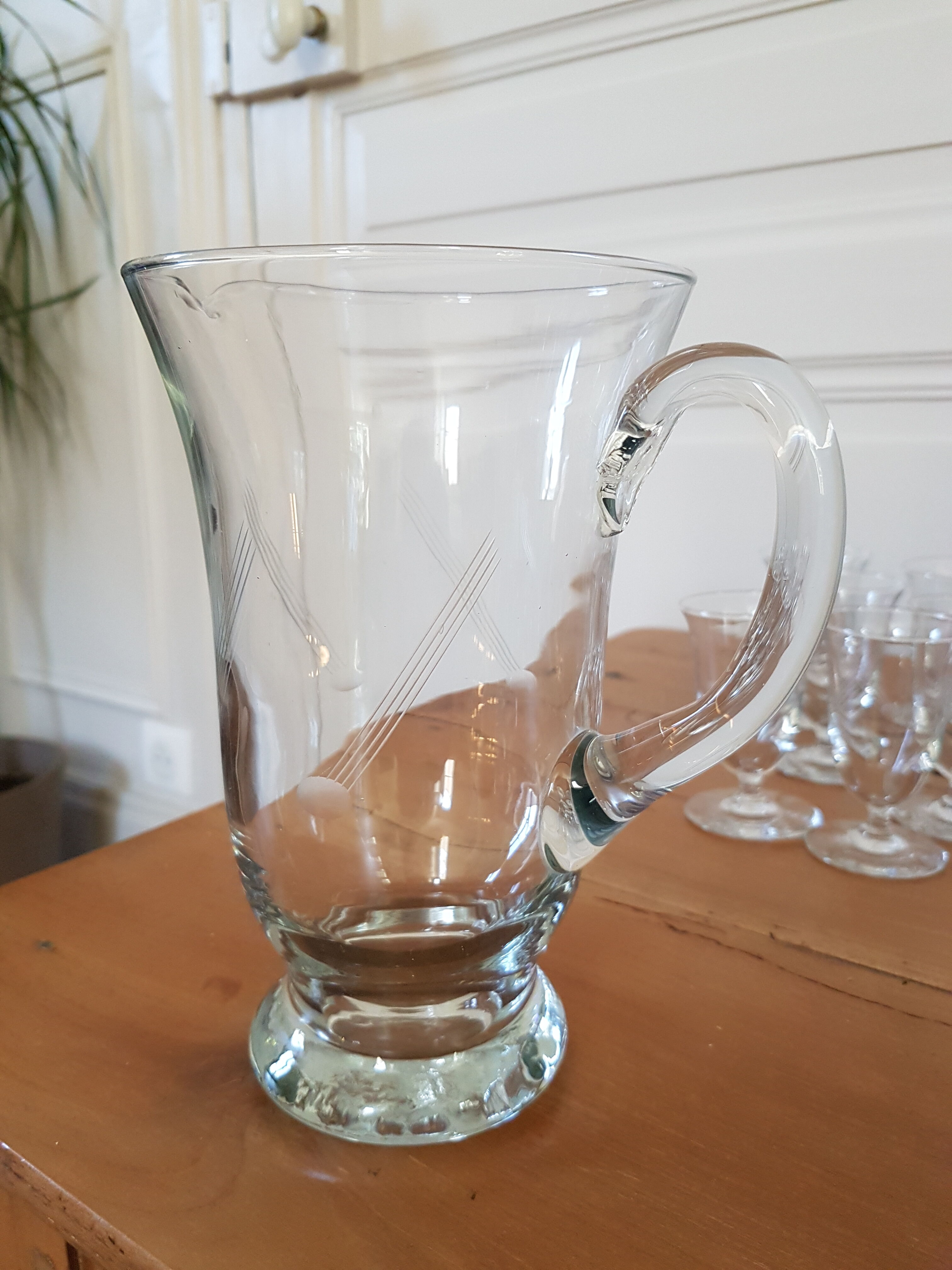 Service verres, carafe et pichet 33 pièces