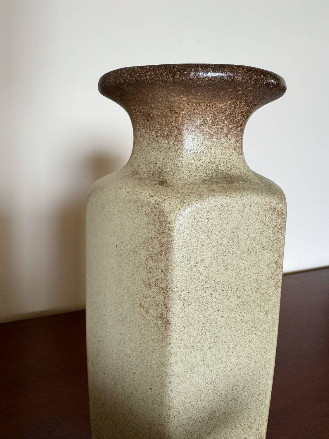 Hexagonal vase West Germany 70s