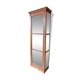 Antique display cabinet - dresser - glass-fronted wooden bookcase