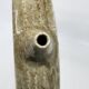 Vintage glazed stoneware pitcher in sculptural ring shape (1970s)
